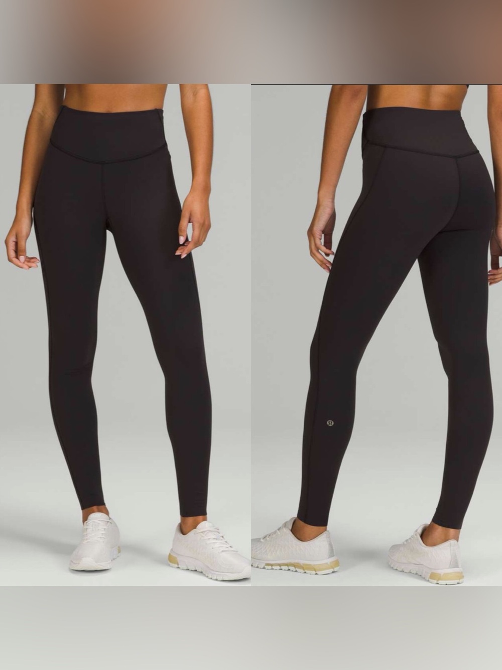 Lululemon Base Pace High-Rise Tight 28" Brushed Black running workout
